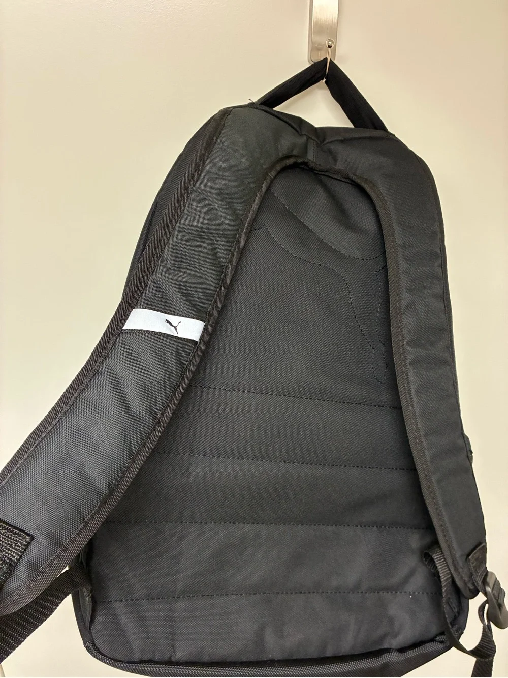 Puma Black and White Logo Backpack